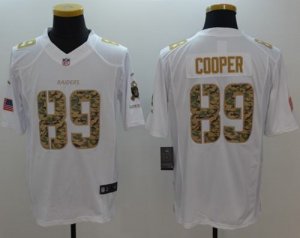 Jerseys Factory Cheap Nike Raiders #89 Amari Cooper White Men's