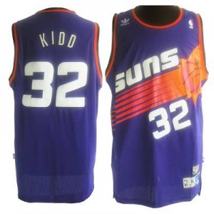 Jerseys Factory Cheap Suns #32 Jason Kidd Purple Throwback Stitc