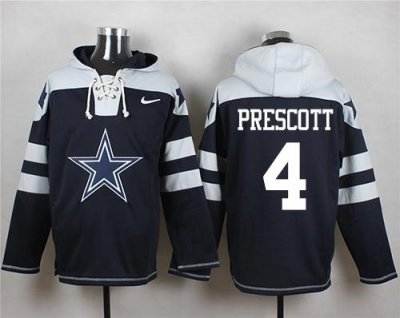 Jerseys Factory Cheap Nike Cowboys #4 Dak Prescott Navy Blue Pla