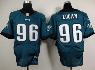 Jerseys Factory Cheap Nike Eagles #96 Bennie Logan Midnight Gree