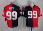 Jerseys Factory Cheap Nike Texans #99 J.J. Watt Navy Blue/Red Wi