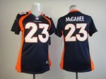 Jerseys Factory Cheap Nike Broncos #23 Willis McGahee Blue Alter