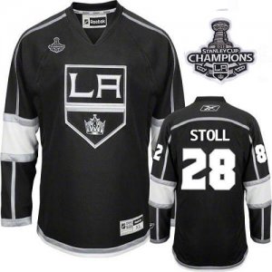 Jerseys Factory Cheap Kings #28 Jarret Stoll Black Home 2012 Sta