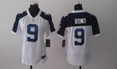 Jerseys Factory Cheap Nike Cowboys #9 Tony Romo White Thanksgivi
