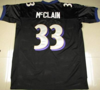 Jerseys Factory Cheap Ravens #33 Le'Ron McClain Black Stitched N