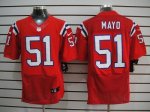 Jerseys Factory Cheap Nike Patriots #51 Jerod Mayo Red Alternate