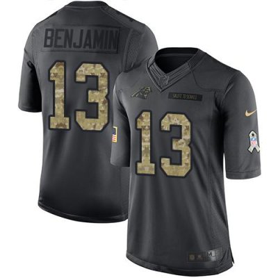 Jerseys Factory Cheap Nike Panthers #13 Kelvin Benjamin Black Me