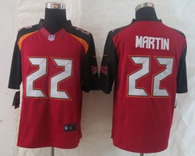 Jerseys Factory Cheap Nike Buccaneers #22 Doug Martin Red Team C
