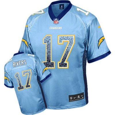 Jerseys Factory Cheap Nike Chargers #17 Philip Rivers Electric B