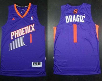 Jerseys Factory Cheap Revolution 30 Suns #1 Goran Dragic Purple
