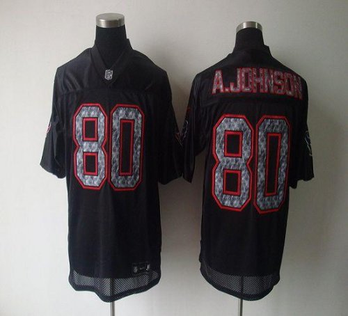 Jerseys Factory Cheap Sideline Black United Texans #80 A.Johnson