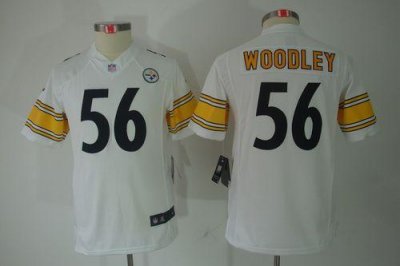 Jerseys Factory Cheap Nike Steelers #56 LaMarr Woodley White You