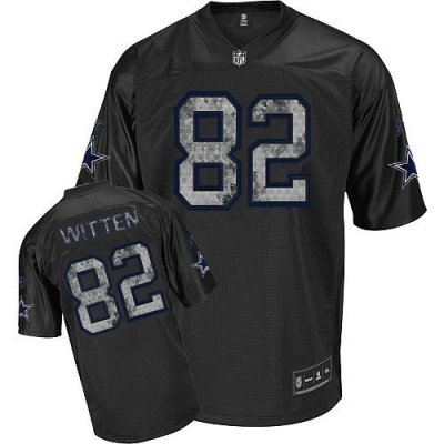 Jerseys Factory Cheap Sideline Black United Cowboys #82 Jason Wi