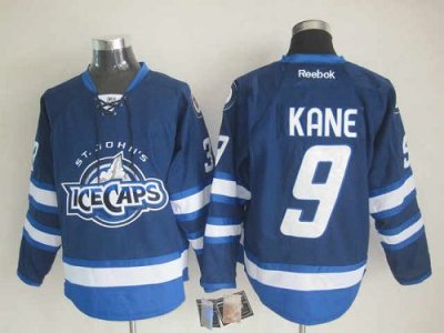 Jerseys Factory Cheap Jets #9 Evander Kane Dark Blue St. John's