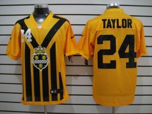 Jerseys Factory Cheap Nike Steelers #24 Ike Taylor Gold 1933s Th