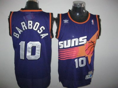 Jerseys Factory Cheap Suns #10 BLeandro Barbosa Throwback Purple