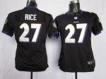 Jerseys Factory Cheap Nike Ravens #27 Ray Rice Black Alternate W