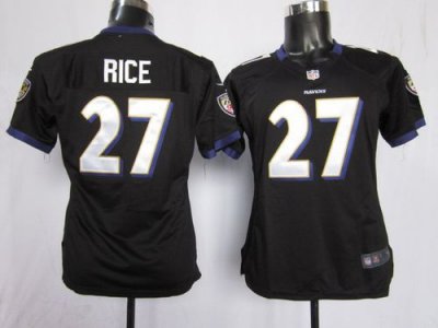 Jerseys Factory Cheap Nike Ravens #27 Ray Rice Black Alternate W