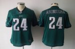Jerseys Factory Cheap Eagles #24 Nnamdi Asomugha Green Women's T