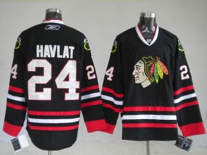 Jerseys Factory Cheap Blackhawks #24 Martin Havlat Embroidered B