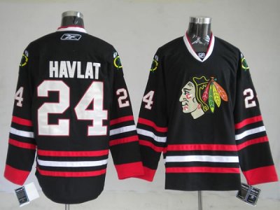 Jerseys Factory Cheap Blackhawks #24 Martin Havlat Embroidered B