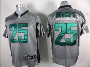 Jerseys Factory Cheap Eagles #25 LeSean McCoy Grey Shadow Stitch
