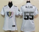 Jerseys Factory Cheap Nike Raiders #55 Rolando McClain White Wom