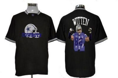 Jerseys Factory Cheap Nike Cowboys #82 Jason Witten Black Men's