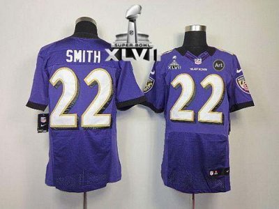 Jerseys Factory Cheap Nike Ravens #22 Jimmy Smith Purple Team Co