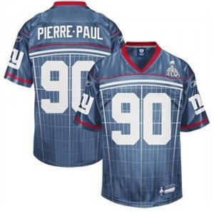 Jerseys Factory Cheap Giants #90 Jason Pierre-Paul Grey Super Bo
