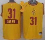 Jerseys Factory Cheap Cavaliers #31 Shawn Marion Yellow 2014-15