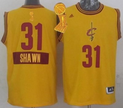 Jerseys Factory Cheap Cavaliers #31 Shawn Marion Yellow 2014-15