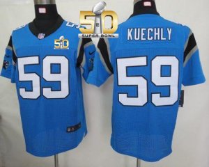 Jerseys Factory Cheap Nike Panthers #59 Luke Kuechly Blue Altern