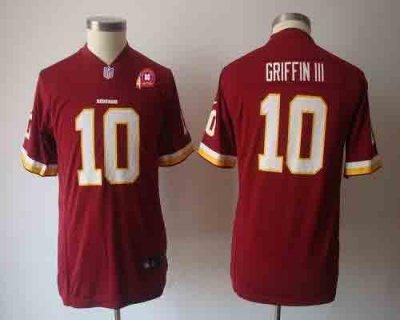 Jerseys Factory Cheap Nike Redskins #10 Robert Griffin III Burgu