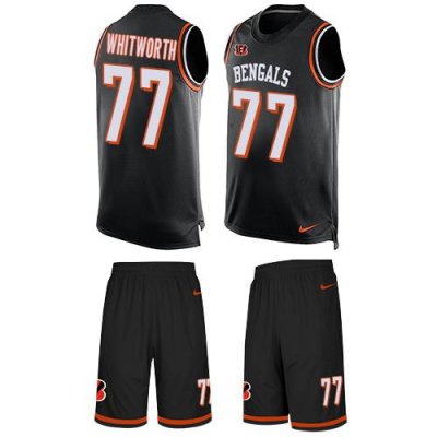 Jerseys Factory Cheap Nike Bengals #77 Andrew Whitworth Black Te