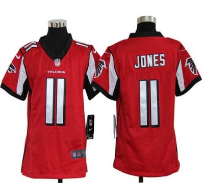 Jerseys Factory Cheap Nike Falcons #11 Julio Jones Red Team Colo