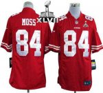 Jerseys Factory Cheap Nike 49ers #84 Randy Moss Red Team Color S