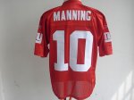 Jerseys Factory Cheap Giants #10 Eli Manning Red QB Practice Sti