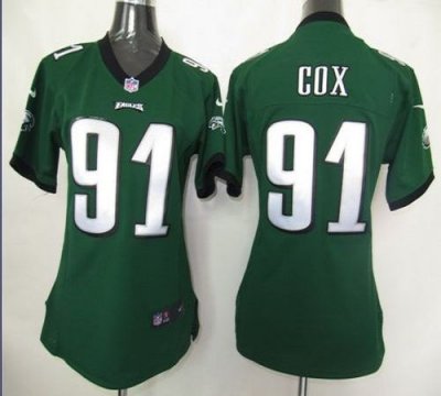 Jerseys Factory Cheap Nike Eagles #91 Fletcher Cox Midnight Gree
