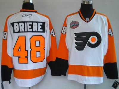 Jerseys Factory Cheap Flyers #48 Danny Briere Embroidered Winter