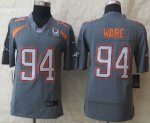 Jerseys Factory Cheap Nike Broncos #94 DeMarcus Ware Grey Pro Bo