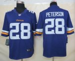 Jerseys Factory Cheap Nike Vikings #28 Adrian Peterson Purple Te