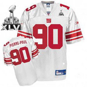 Jerseys Factory Cheap Giants #90 Jason Pierre-Paul White Super B