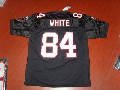 Jerseys Factory Cheap Falcons #84 Roddy White Black Stitched NFL