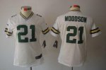 Jerseys Factory Cheap Nike Packers #21 Charles Woodson White Wom