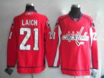 Jerseys Factory Cheap Capitals #21 Brooks Laich Embroidered Red