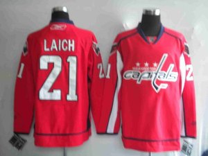 Jerseys Factory Cheap Capitals #21 Brooks Laich Embroidered Red