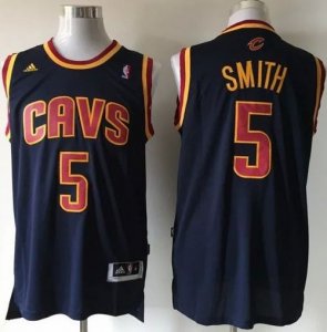 Jerseys Factory Cheap Revolution 30 Cavaliers #5 J.R. Smith Navy