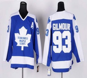 Jerseys Factory Cheap Maple Leafs #93 Doug Gilmour Blue CCM Thro