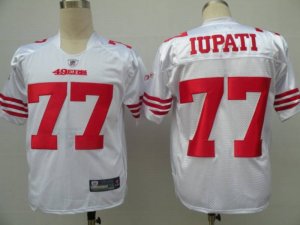 Jerseys Factory Cheap 49ers #77 Mike Iupati White Stitched NFL J